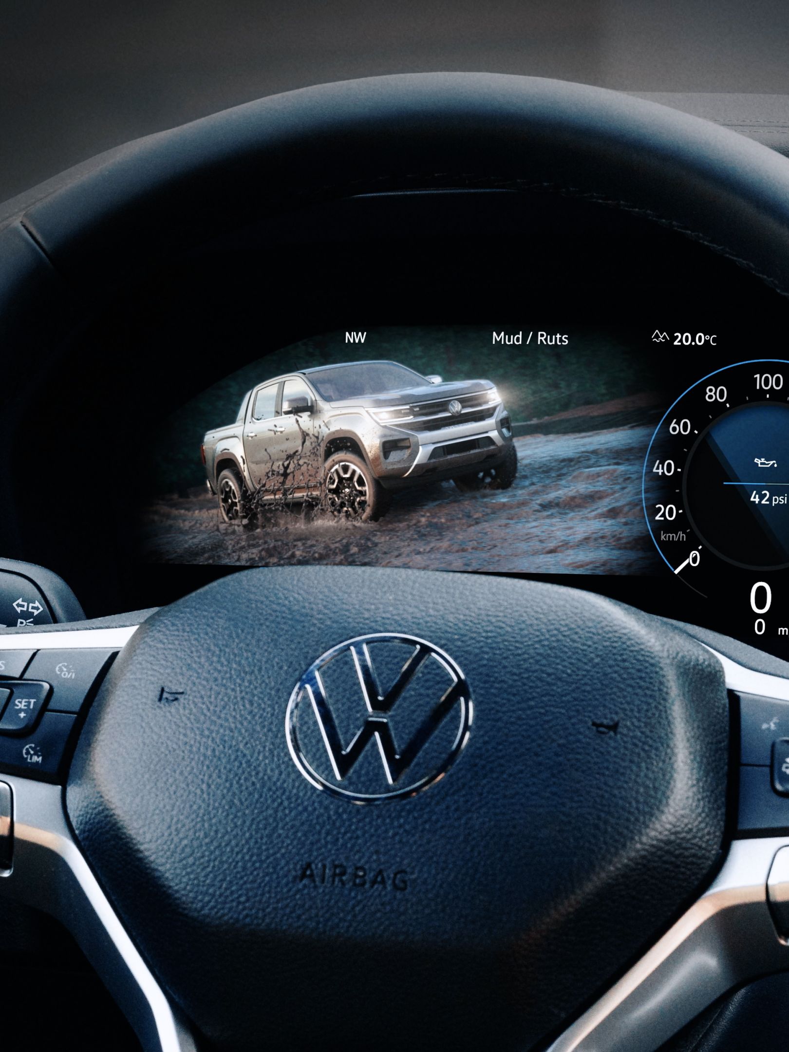 Interiér vozu Volkswagen Amarok Interiér vozu Volkswagen Amarok