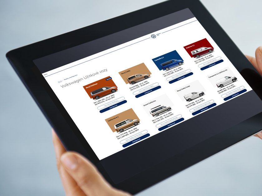 Konfigurátor užitkových vozů Volkswagen Konfigurátor užitkových vozů Volkswagen